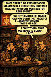 I Once Talked to Two Greaser Marines in a Downtown Okinawa Dive Bar Who Got Married for Rent Money