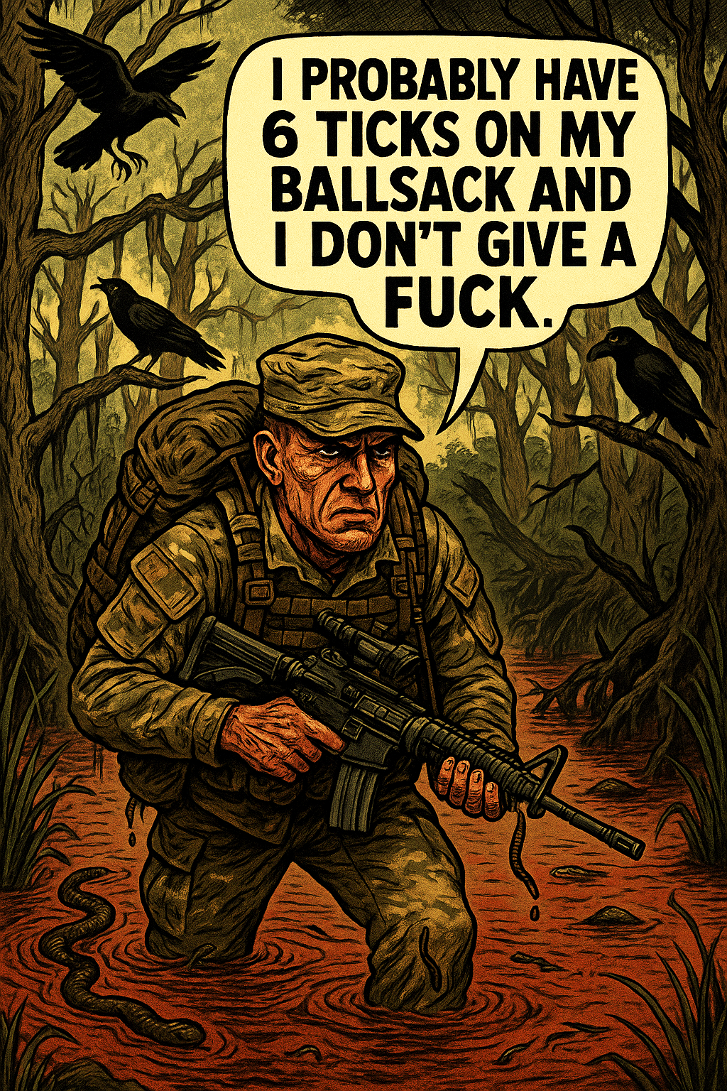 I Probably Have 6 Ticks on My Ballsack and I Don't Give a Fuck
