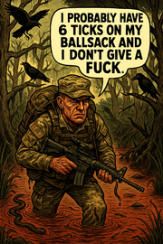 I Probably Have 6 Ticks on My Ballsack and I Don't Give a Fuck