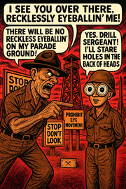 I See You over There, Recklessly Eyeballin' Me!