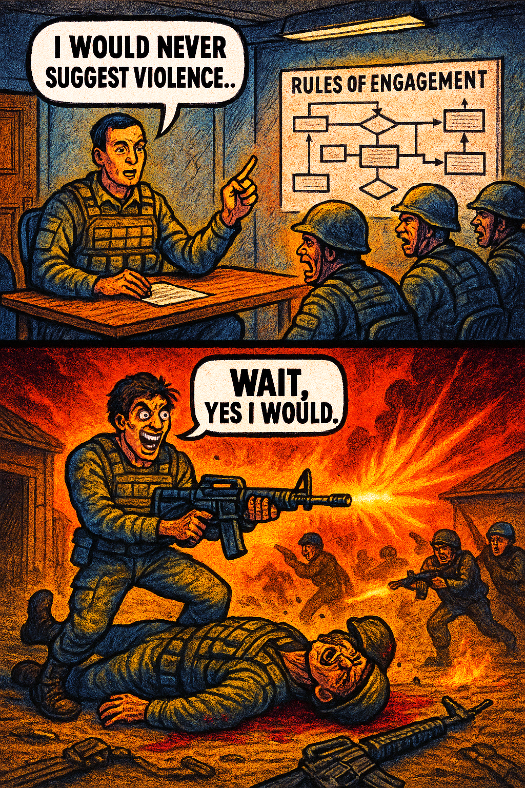 I Would Never Suggest Violence