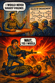 I Would Never Suggest Violence