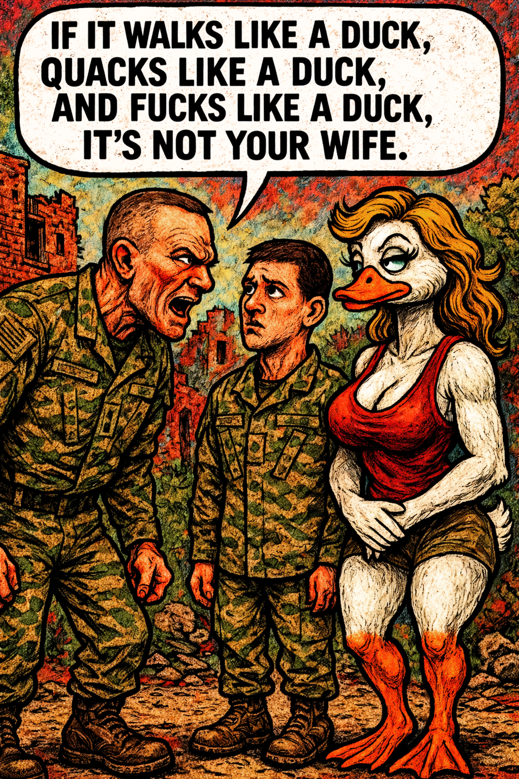 If It Walks Like a Duck, Quacks Like a Duck, and Fucks Like a Duck, It's Not Your Wife