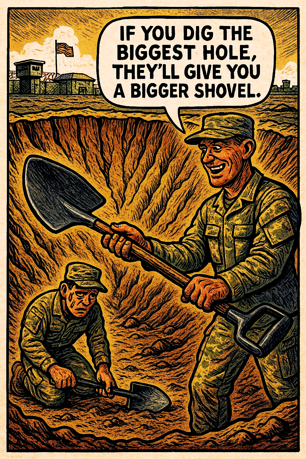 If You Dig the Biggest Hole, They'll Give You a Bigger Shovel