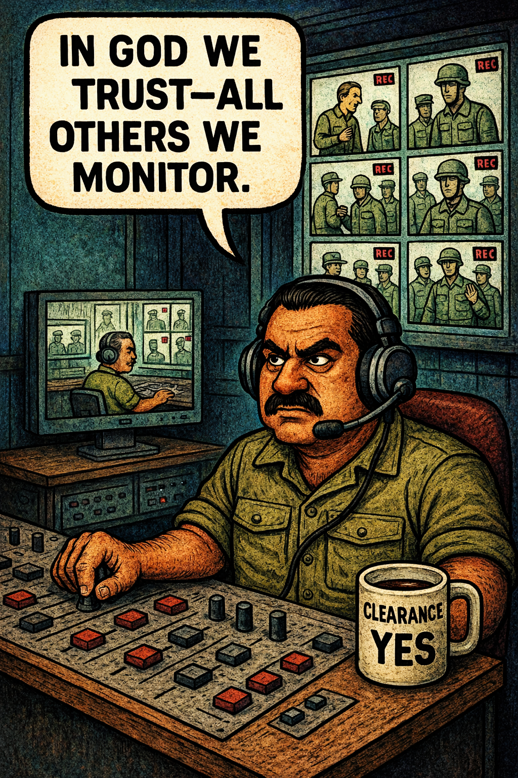 In God We Trust—All Others We Monitor