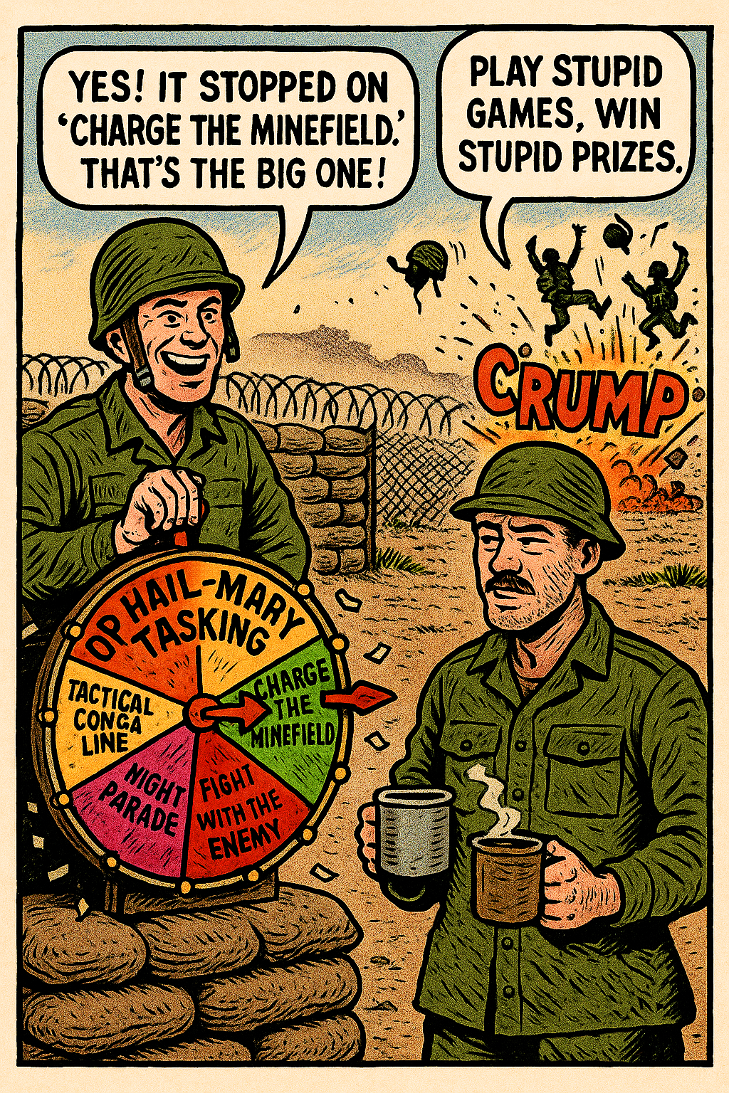 It Stopped on ‘Charge the Minefield’
