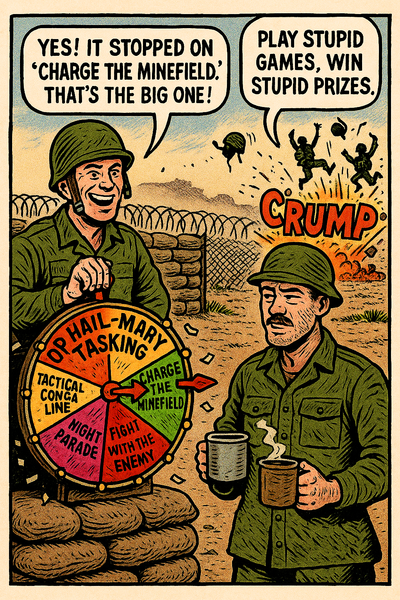 It Stopped on ‘Charge the Minefield’