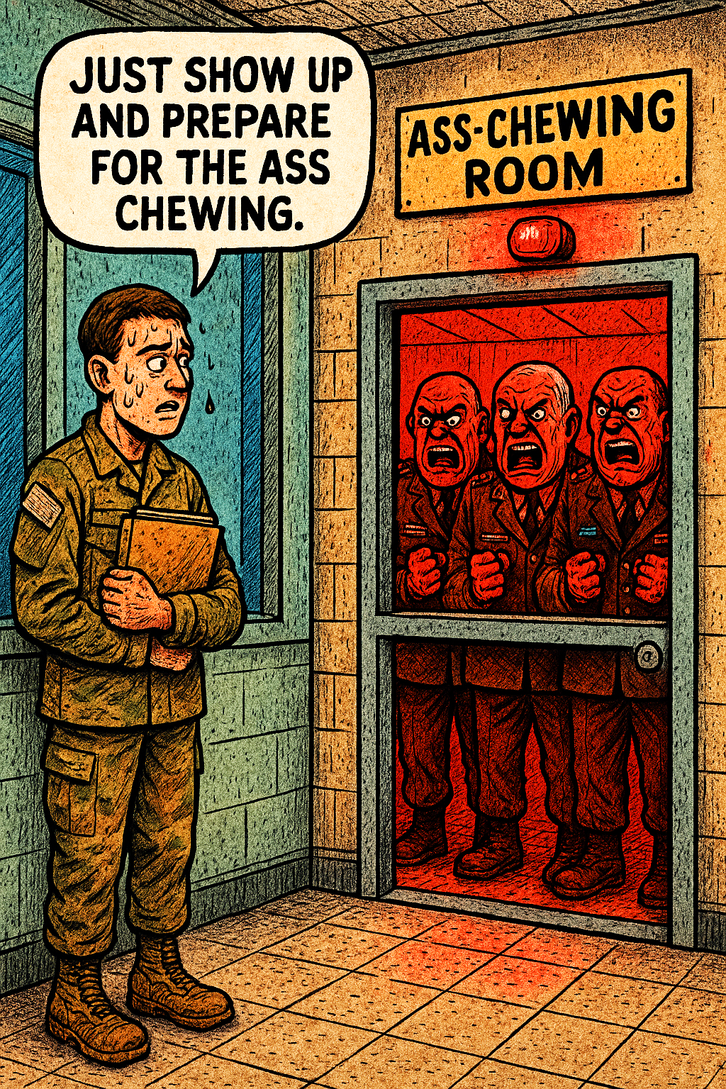 Just Show up and Prepare for the Ass Chewing