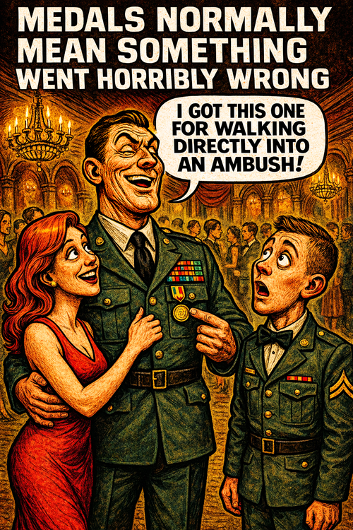 Medals Normally Mean Something Went Horribly Wrong