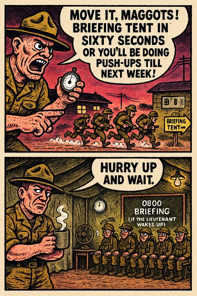 Move It, Maggots!