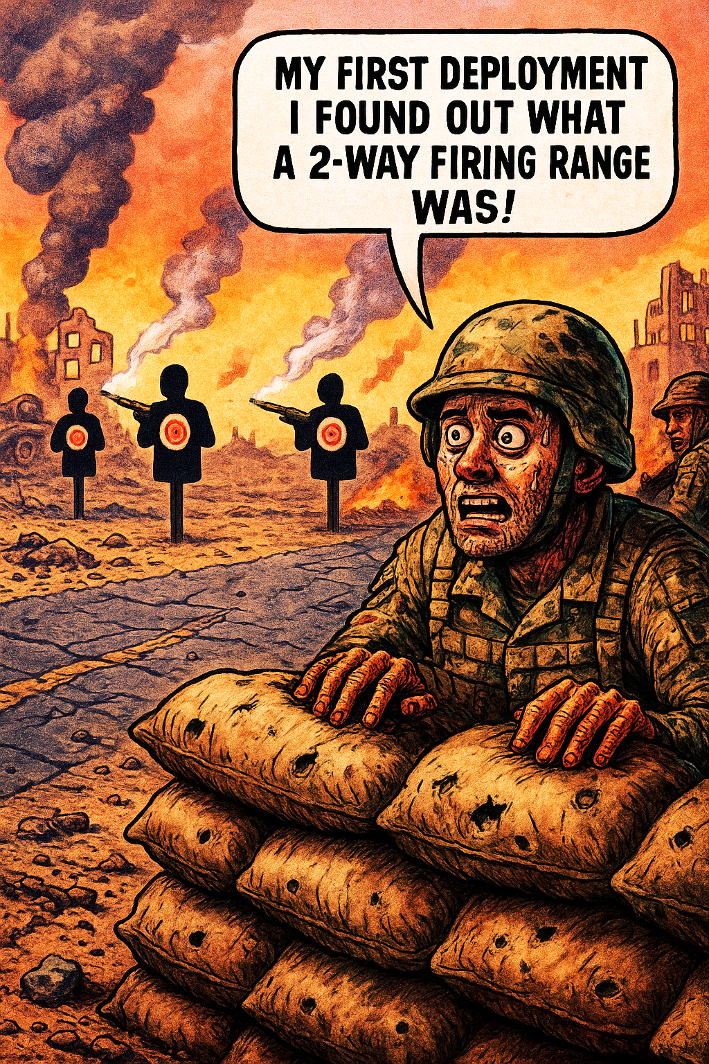 My First Deployment I Found Out What a 2-Way Firing Range Was!