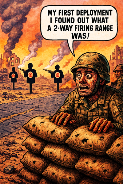 My First Deployment I Found Out What a 2-Way Firing Range Was!