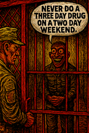 Never Do a Three Day Drug on a Two Day Weekend