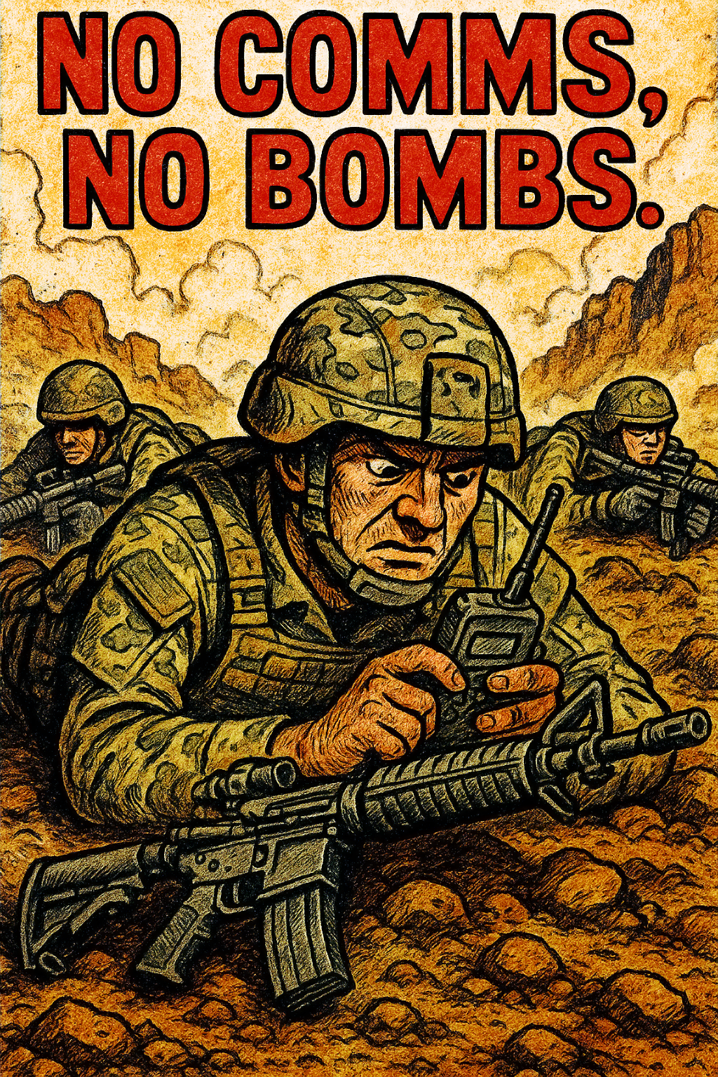 No Comms, No Bombs