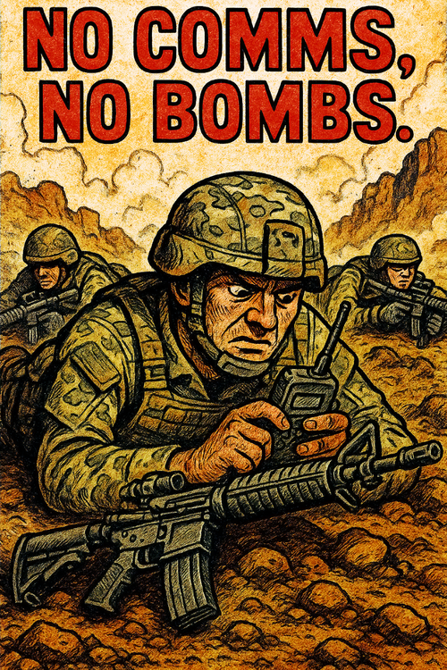 No Comms, No Bombs