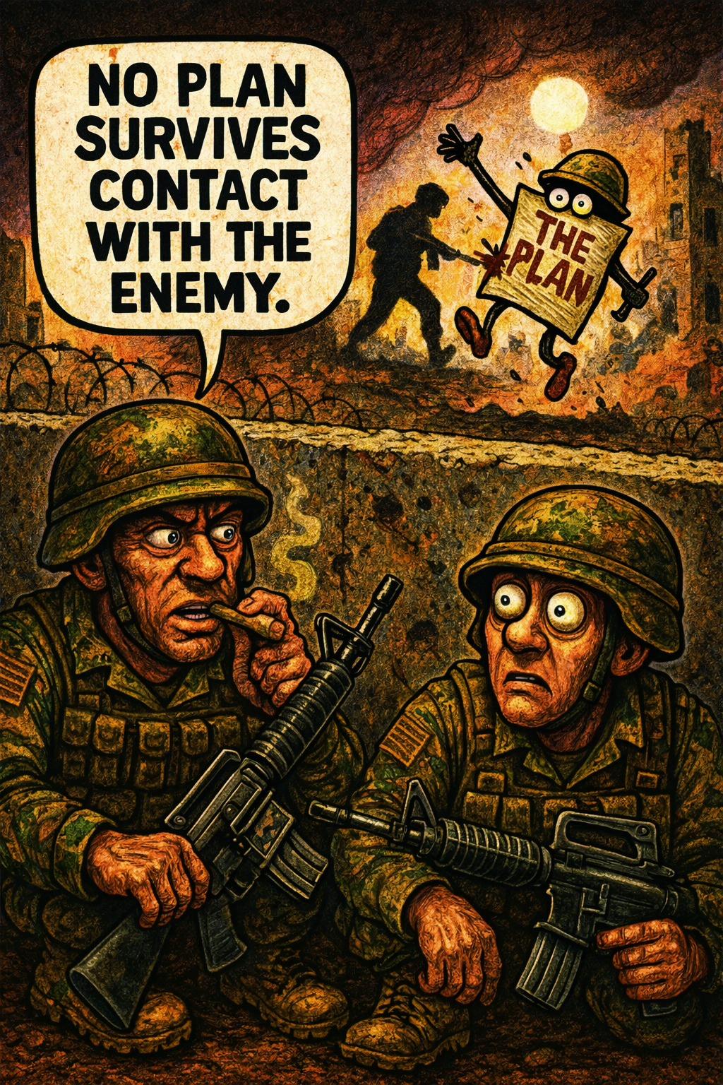 No Plan Survives Contact with the Enemy