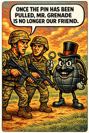 Once the Pin Has Been Pulled, Mr. Grenade Is No Longer Our Friend