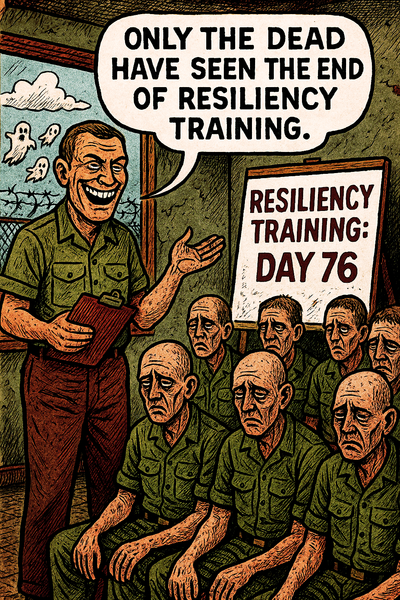 Only the Dead Have Seen the End of Resiliency Training