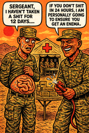 Sergeant, I Haven't Taken a Shit for 12 Days