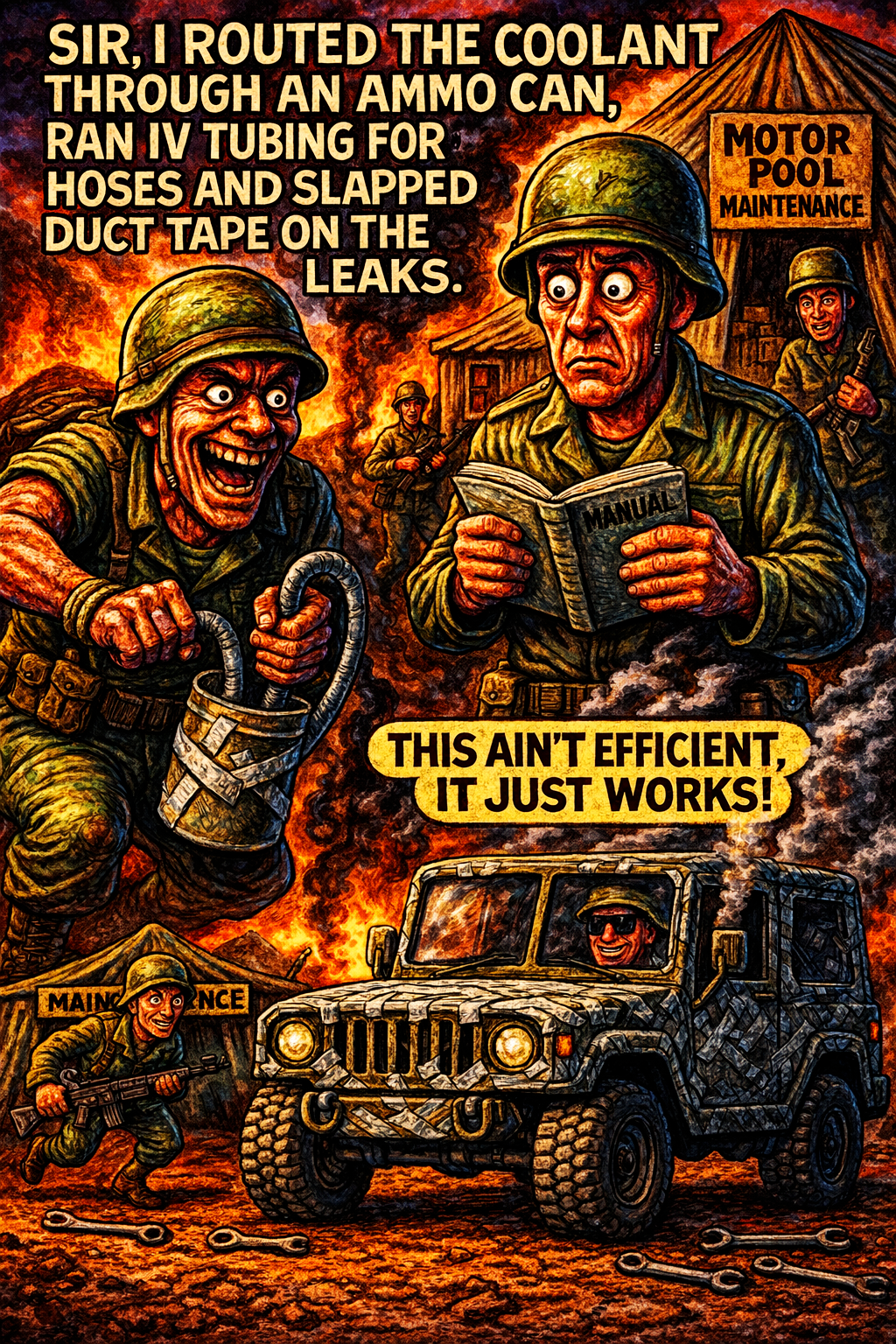 Sir, I Routed the Coolant Through an Ammo Can