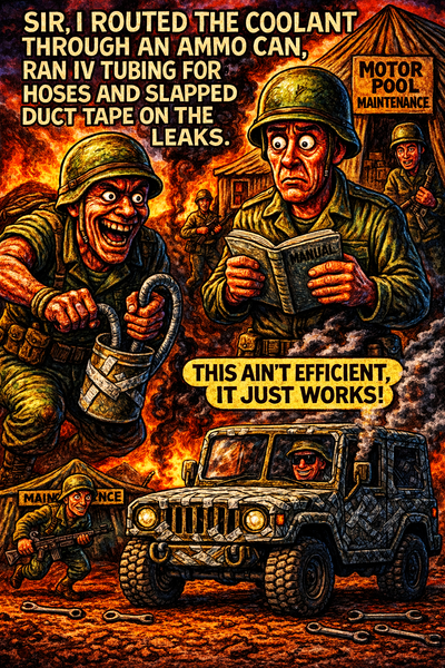 Sir, I Routed the Coolant Through an Ammo Can