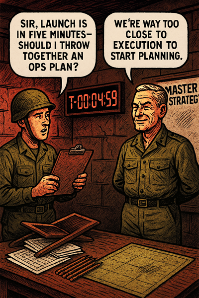 Sir, Launch Is in Five Minutes— Should I Throw Together an Ops Plan?