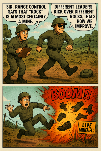 Sir, Range Control Says That "Rock" Is Almost Certainly a Mine