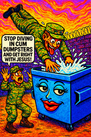 Stop Diving in Cum Dumpsters and Get Right with Jesus!