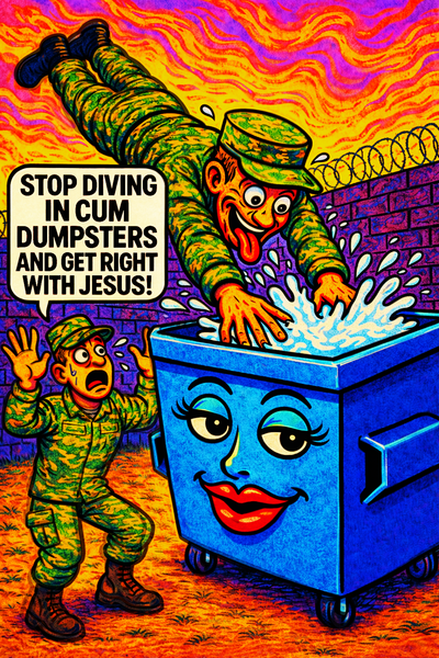 Stop Diving in Cum Dumpsters and Get Right with Jesus!