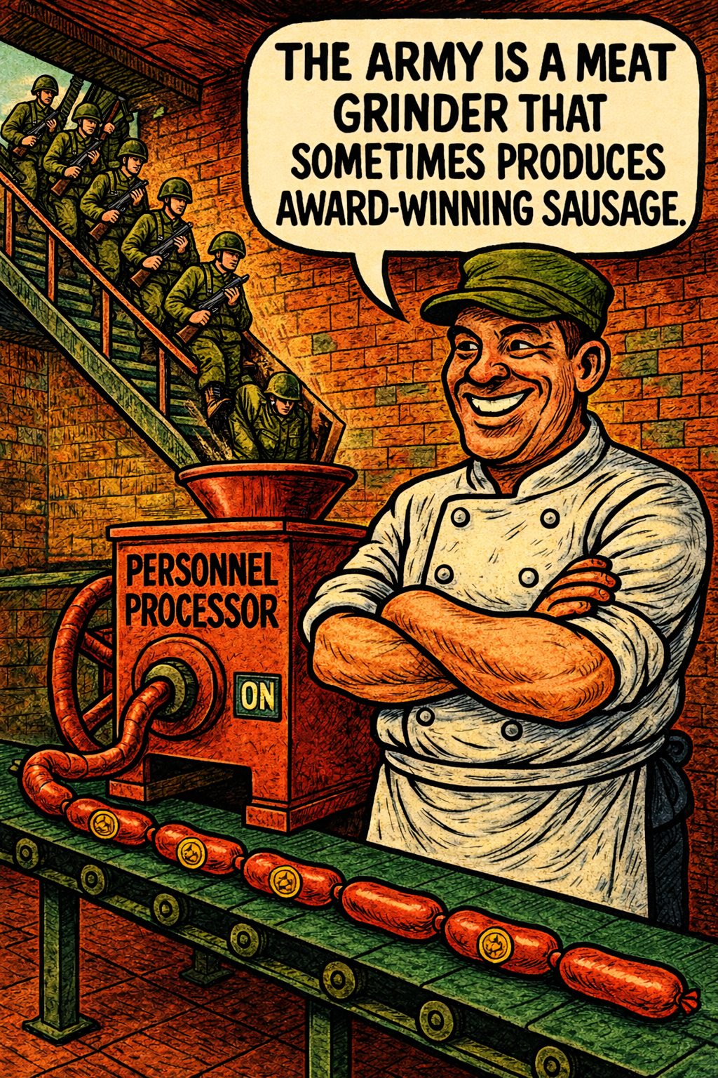 The Army Is a Meat Grinder That Sometimes Produces Award-Winning Sausage
