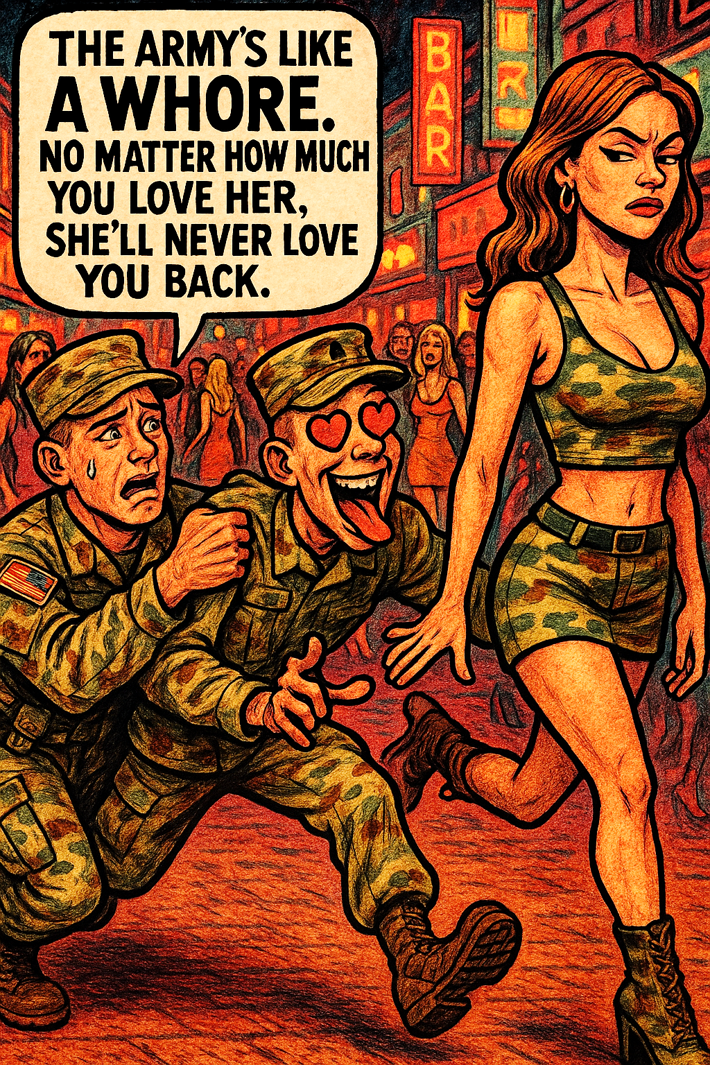 The Army’s Like a Whore