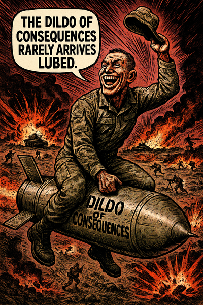 The Dildo of Consequences Rarely Arrives Lubed