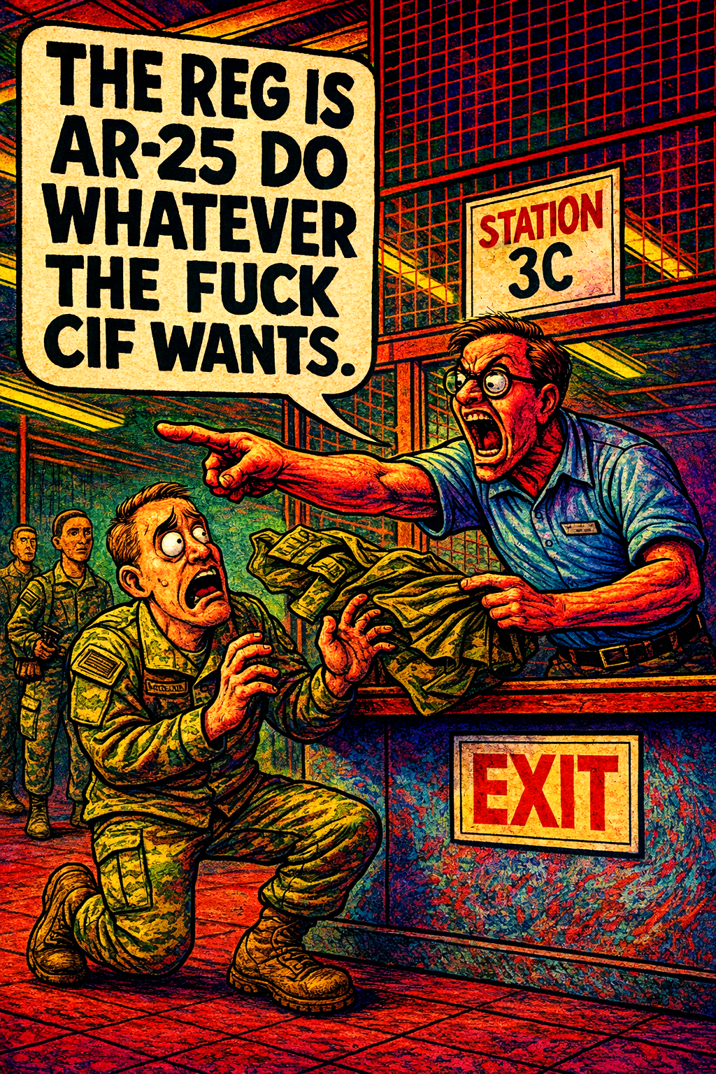 The Reg Is Ar-25 Do Whatever the Fuck CIF Wants