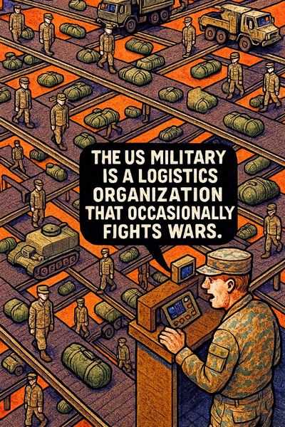 The US Military Is a Logistics Organization That Occasionally Fights Wars