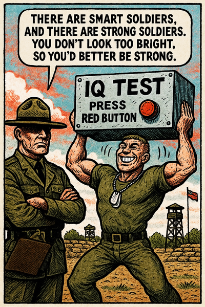 There Are Smart Soldiers, and There Are Strong Soldiers