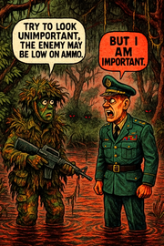Try to Look Unimportant, the Enemy May Be Low on Ammo
