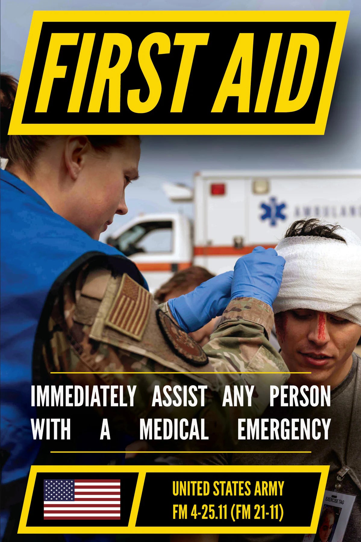 U.S. Army First Aid Manual (FM 4-25.11) — front cover (English)