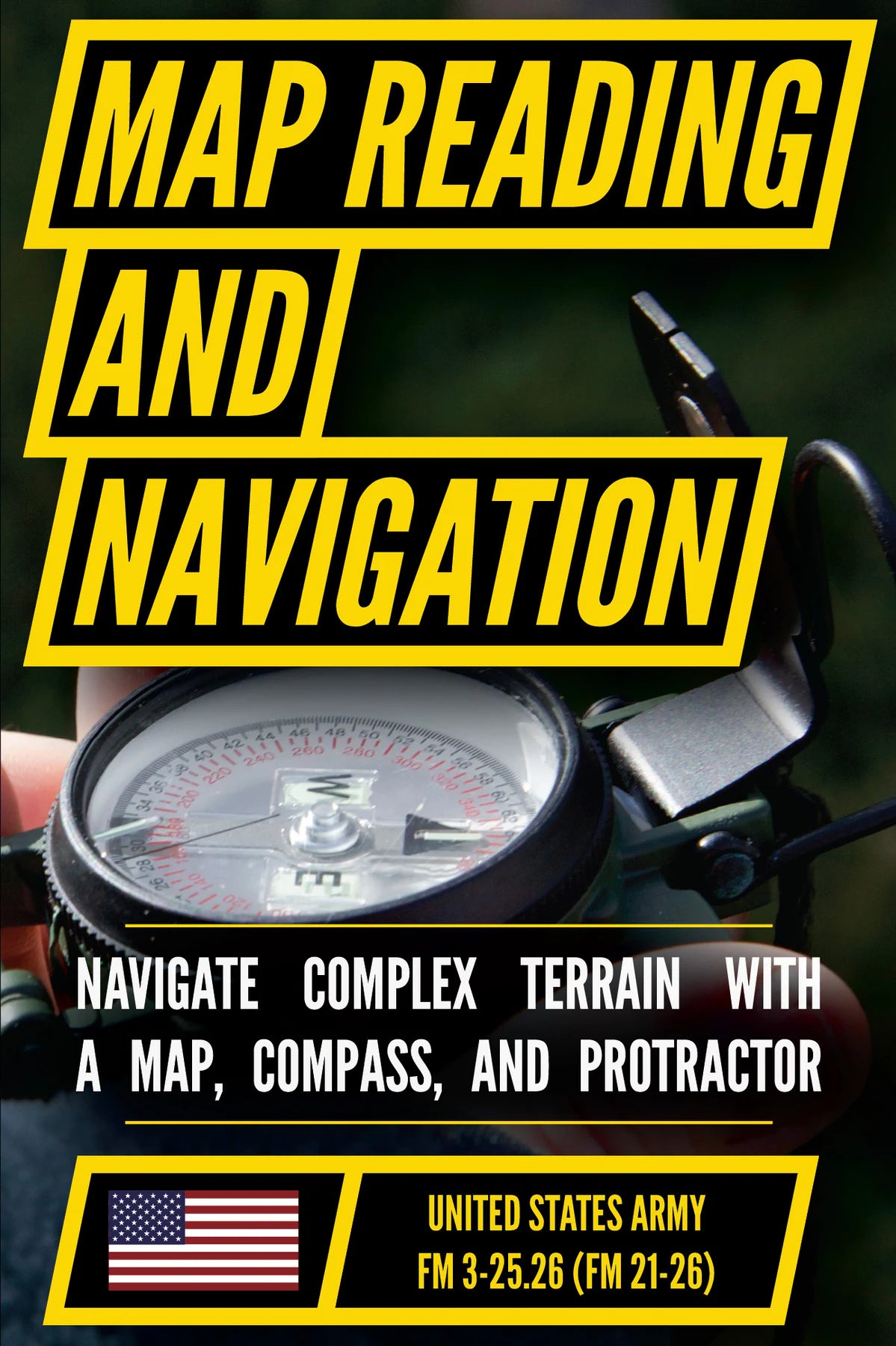 U.S. Army Map Reading and Land Navigation Manual (FM 3-25.26) — front cover (English)