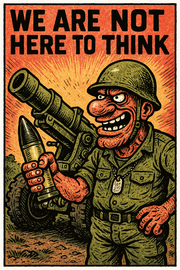 We Are Not Here to Think