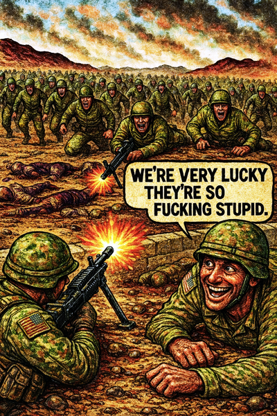 We're Very Lucky They're so Fucking Stupid