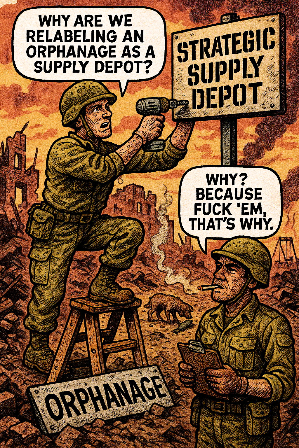 Why Are We Relabeling an Orphanage as a Supply Depot?