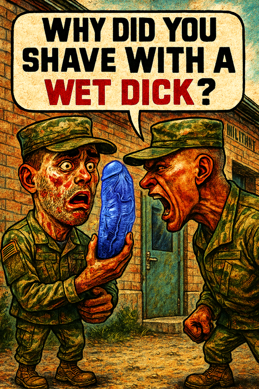 Why Did You Shave with a Wet Dick?
