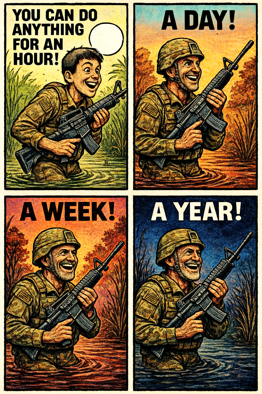 You Can Do Anything for an Hour!