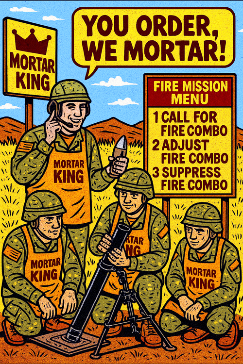 You Order, We Mortar!