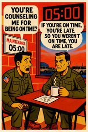You're Counseling Me for Being on Time?