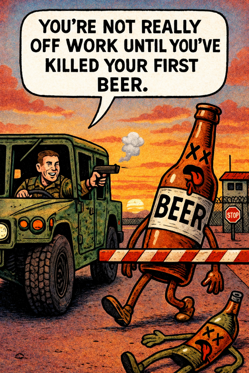 You're Not Really Off Work Until You've Killed Your First Beer
