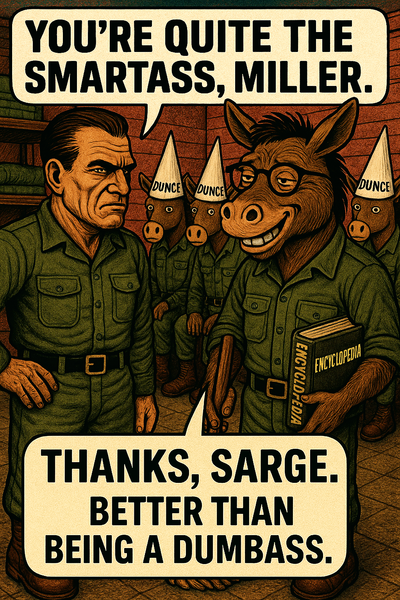 You’re Quite the Smartass, Miller