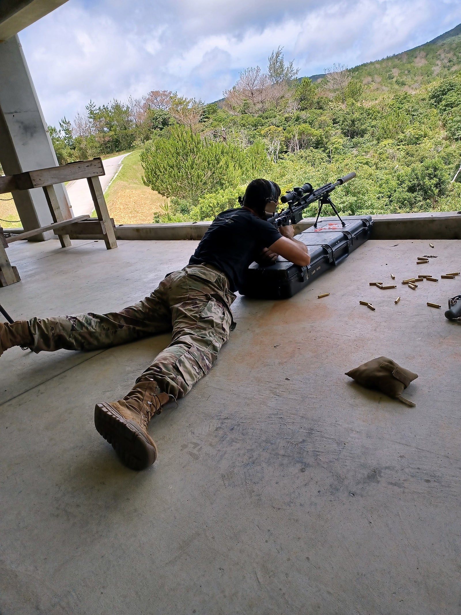 Special Forces sniper course live-fire training